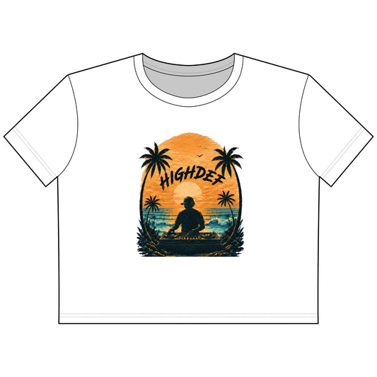 Dj Highdef - High Desert Sunset Cropped Tee