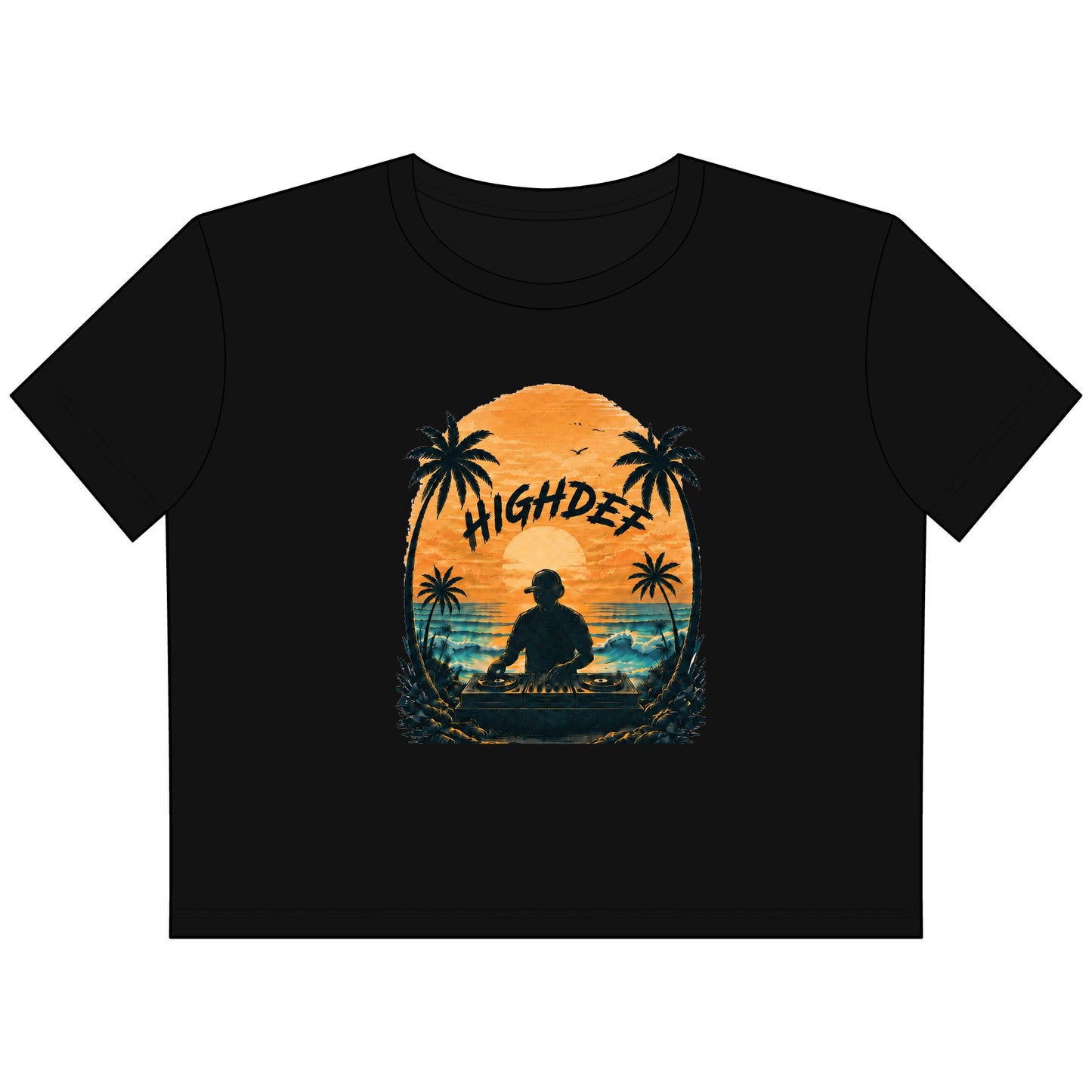 Dj Highdef - High Desert Sunset Cropped Tee